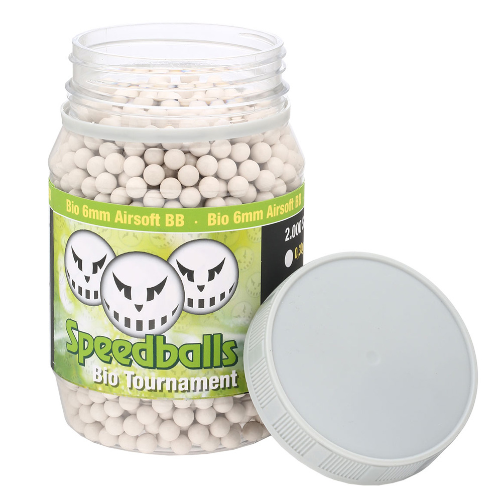 Speedballs Bio Tournament BBs 0.36g 2.000er Container weiss Bild 2