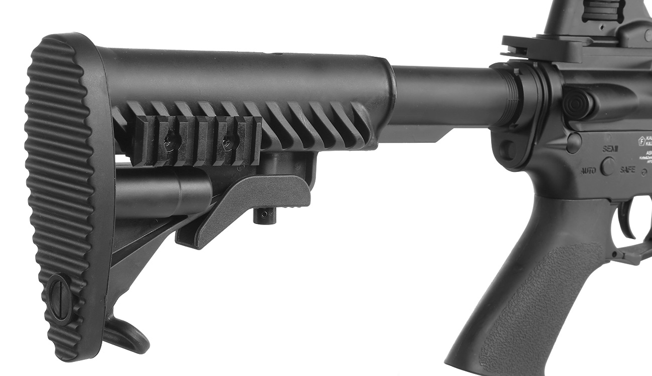 APS M4 CQB ASR-Series Vollmetall BlowBack S-AEG 6mm BB schwarz Bild 9