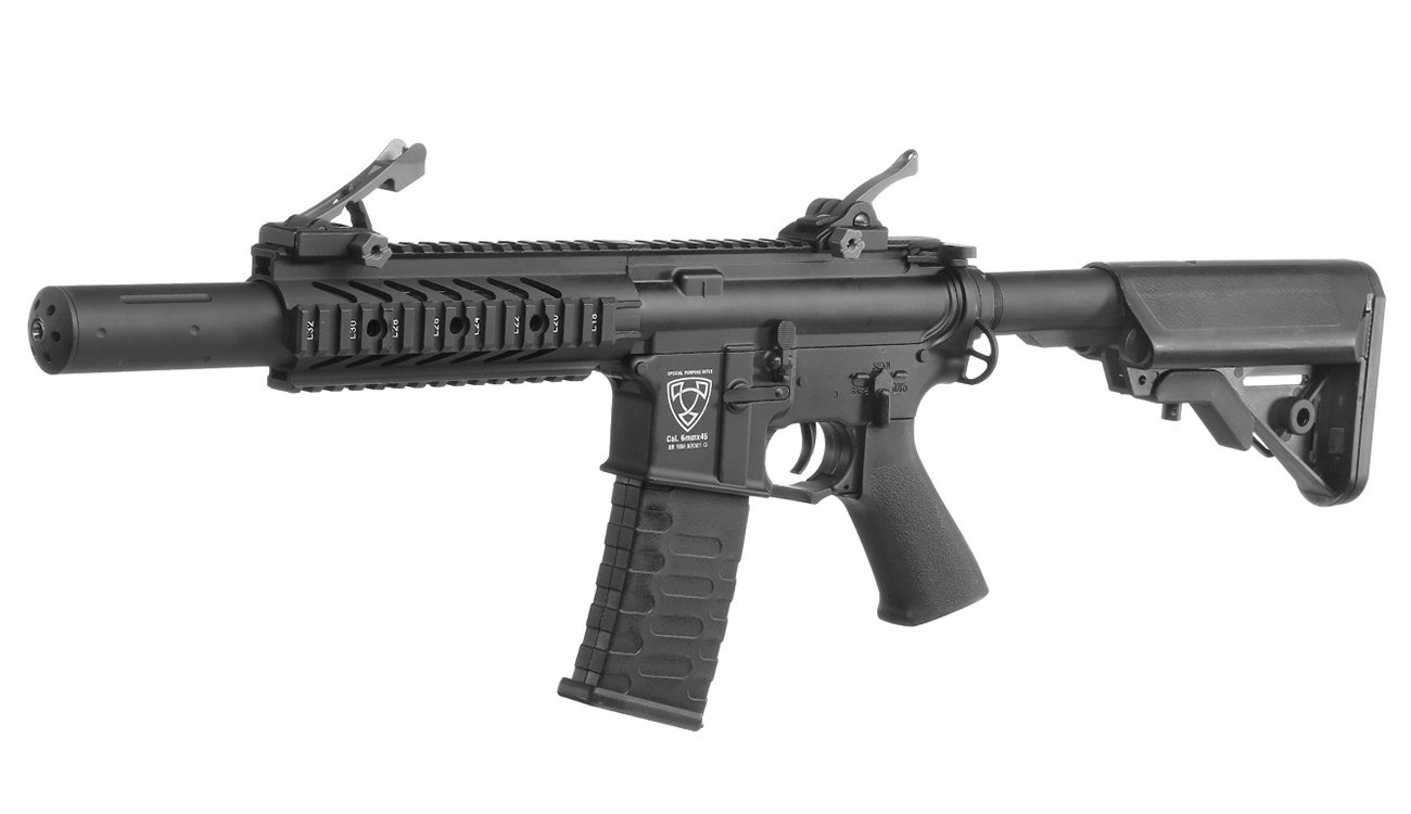 APS M4 Raptor ASR-Series Vollmetall BlowBack S-AEG 6mm BB schwarz