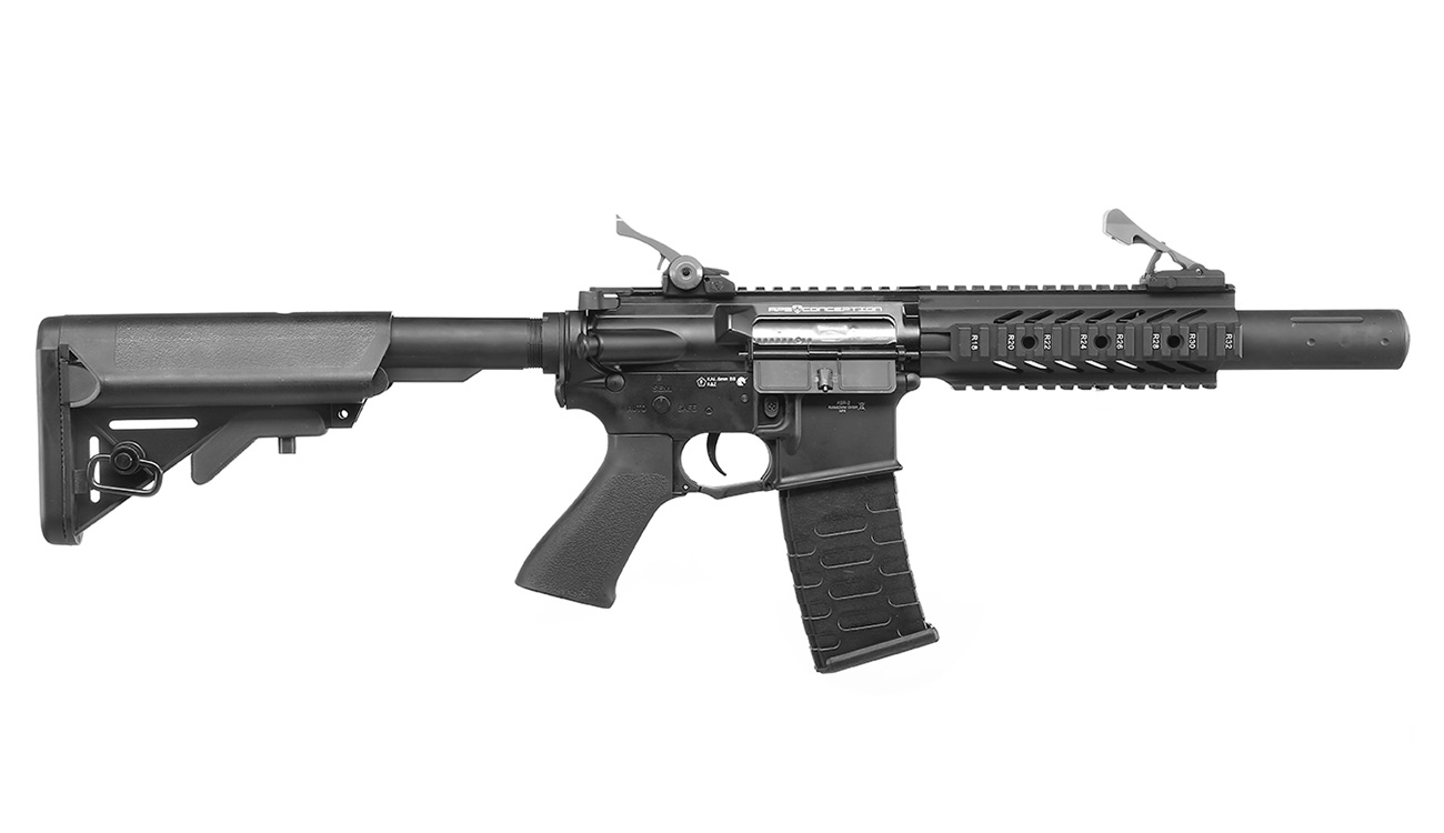 APS M4 Raptor ASR-Series Vollmetall BlowBack S-AEG 6mm BB schwarz Bild 2