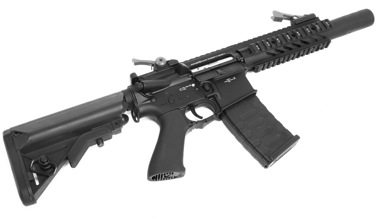 APS M4 Raptor ASR-Series Vollmetall BlowBack S-AEG 6mm BB schwarz Bild 4