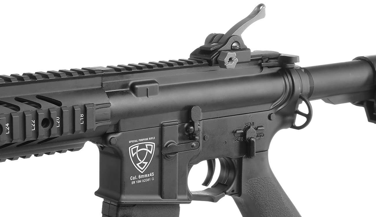 APS M4 Raptor ASR-Series Vollmetall BlowBack S-AEG 6mm BB schwarz Bild 7