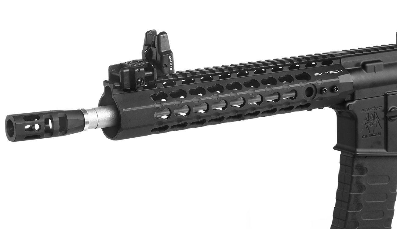 APS M4 10 Zoll KeyMod Spyder ASR-Series Vollmetall BlowBack S-AEG 6mm BB schwarz Bild 6