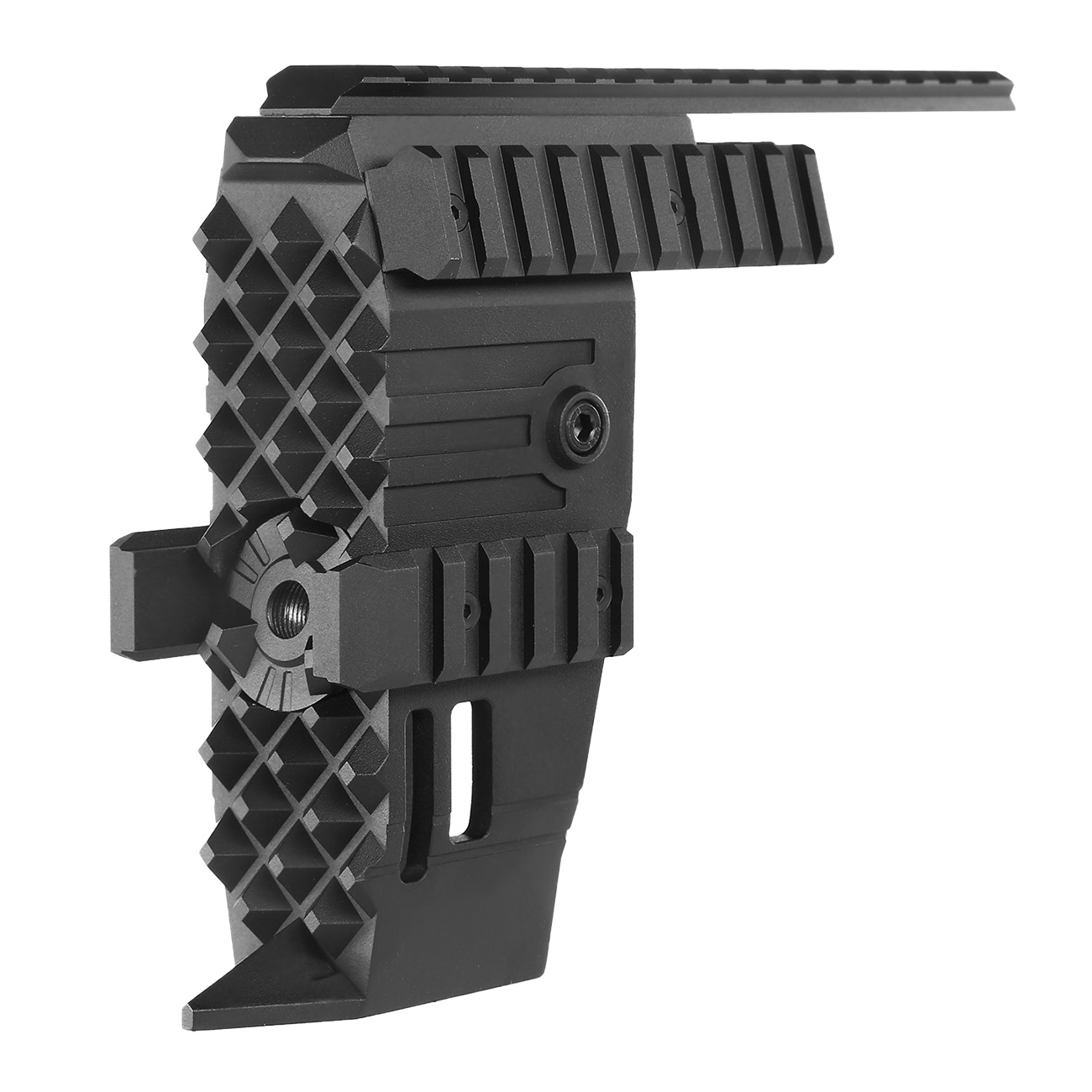 Nitro. Vo Strike Aluminium Front Rail System f. TM P90-TR S-AEG Gewehre schwarz