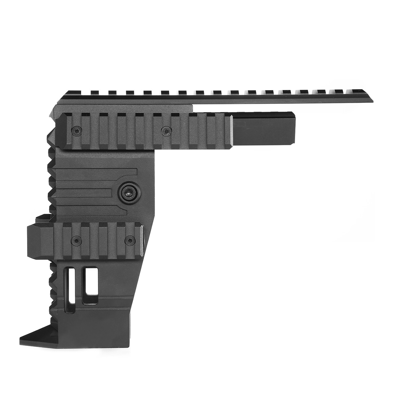 Nitro. Vo Strike Aluminium Front Rail System f. TM P90-TR S-AEG Gewehre schwarz Bild 1