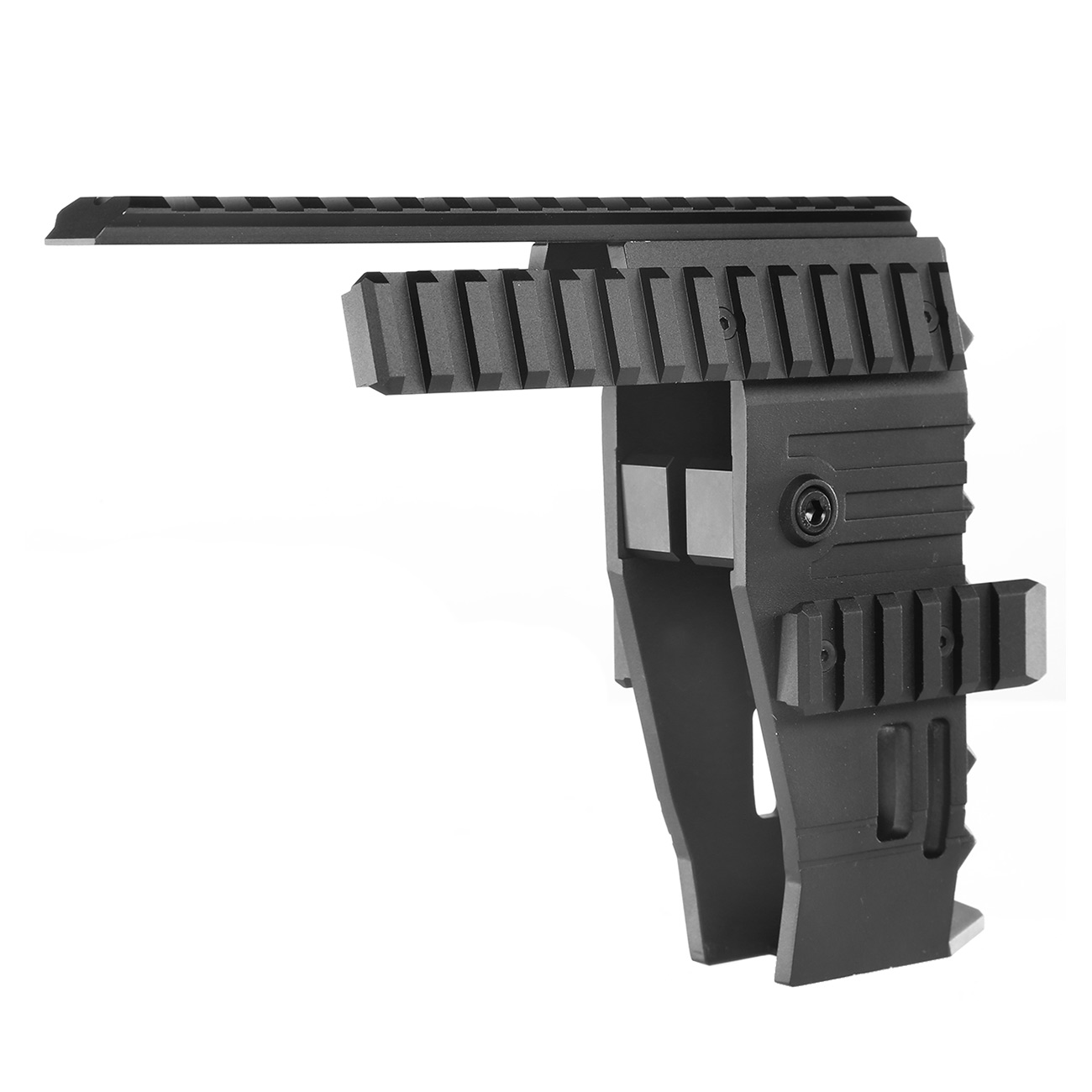 Nitro. Vo Strike Aluminium Front Rail System f. TM P90-TR S-AEG Gewehre schwarz Bild 3