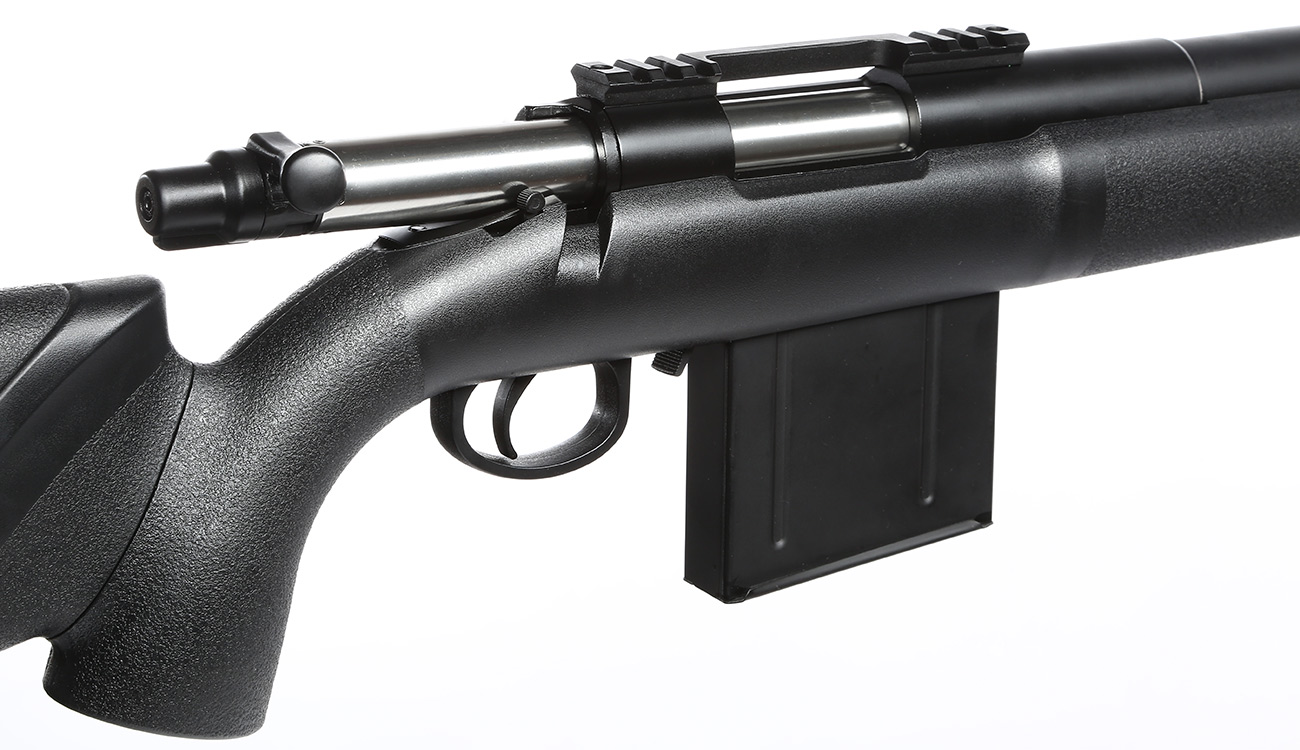 APS M40A3 Bolt Action Snipergewehr Springer 6mm BB schwarz Bild 9