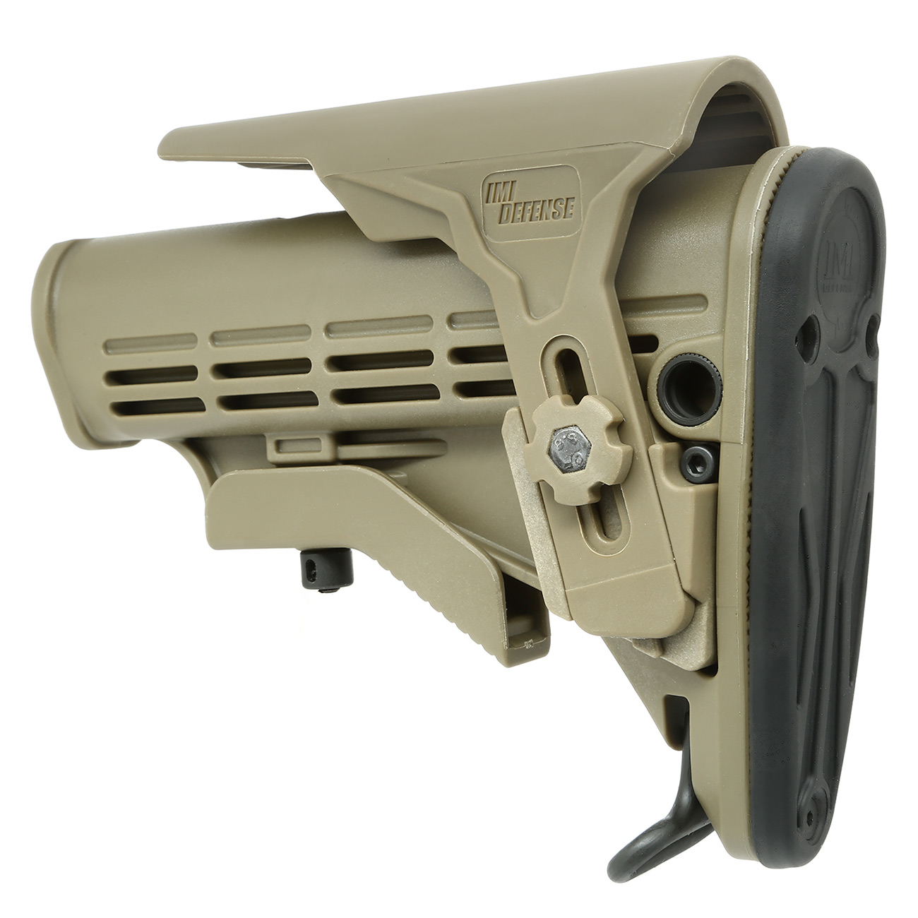 IMI Defense M4 Enhanced Schaft mit verstellb. Wangenauflage Tan Bild 4