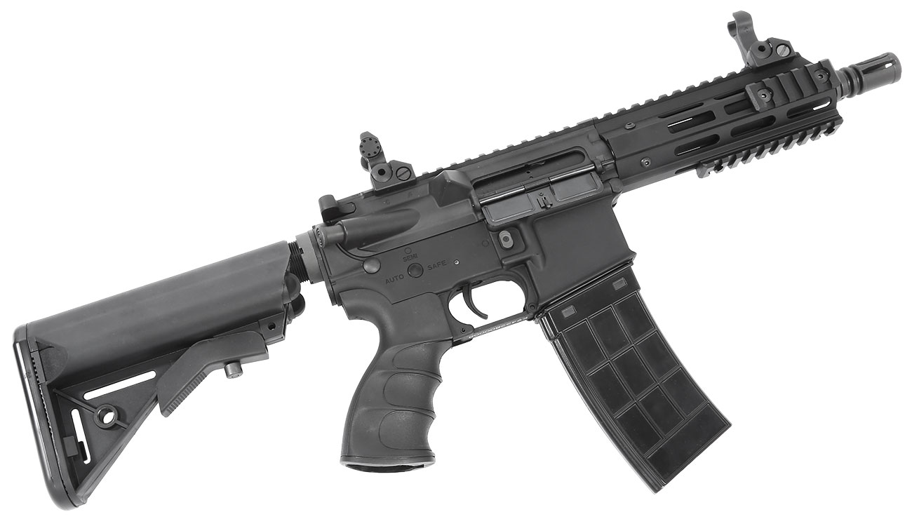 Tippmann M4 Recon Shorty 6 Zoll M-LOK Polymer S-AEG 6mm BB schwarz Bild 4