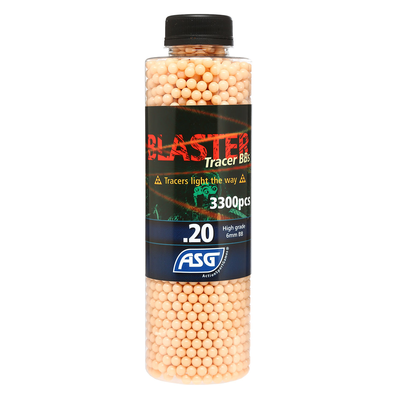 ASG Blaster Tracer High Grade BBs 0,20g 3.300er Flasche rot