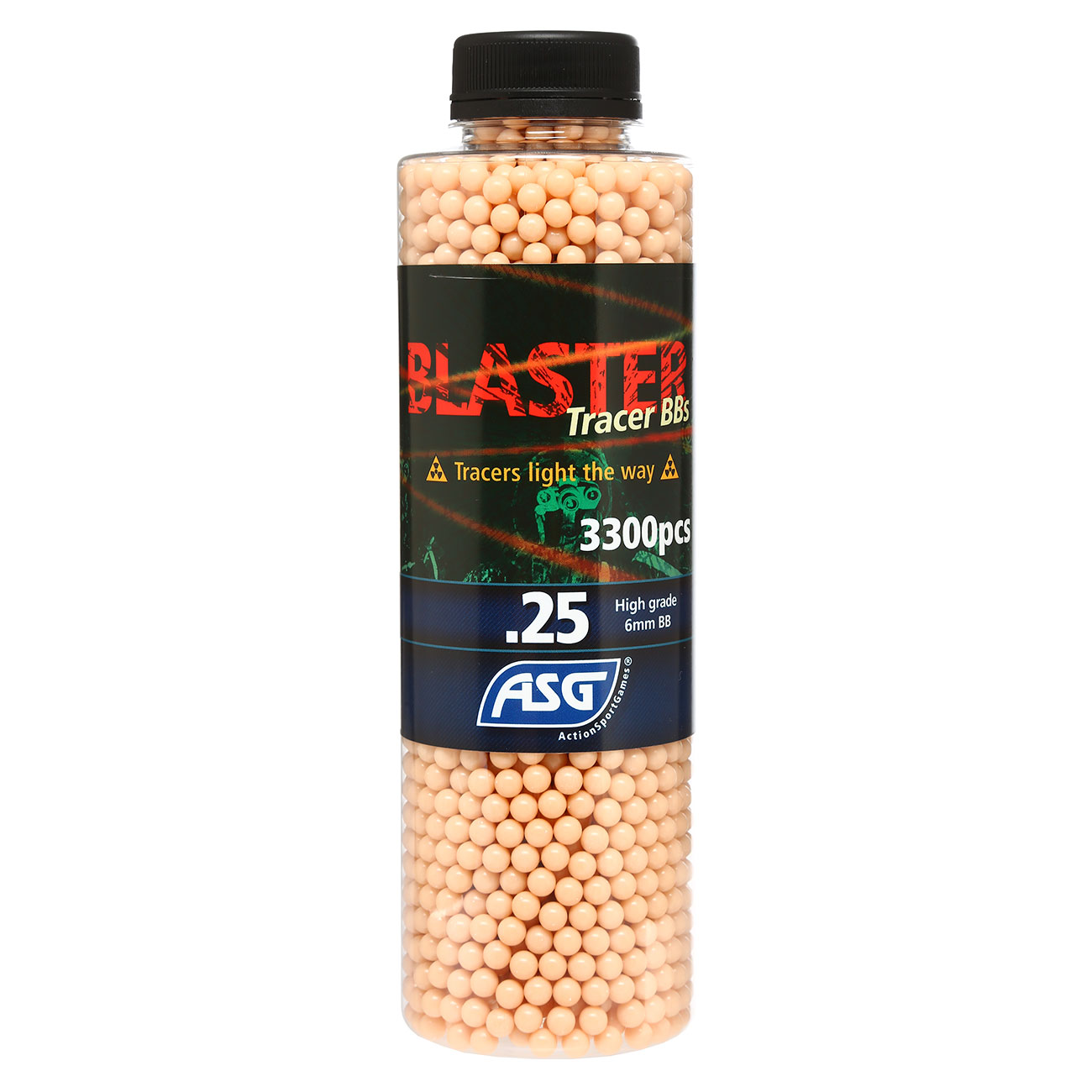 ASG Blaster Tracer High Grade BBs 0,25g 3.300er Flasche rot