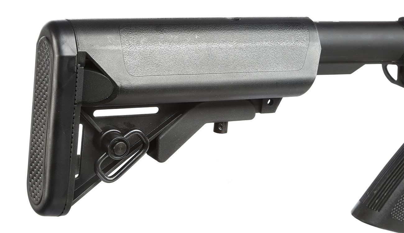 APS M4 16 Zoll KeyMod ASR-Series Vollmetall BlowBack S-AEG 6mm BB schwarz Bild 9