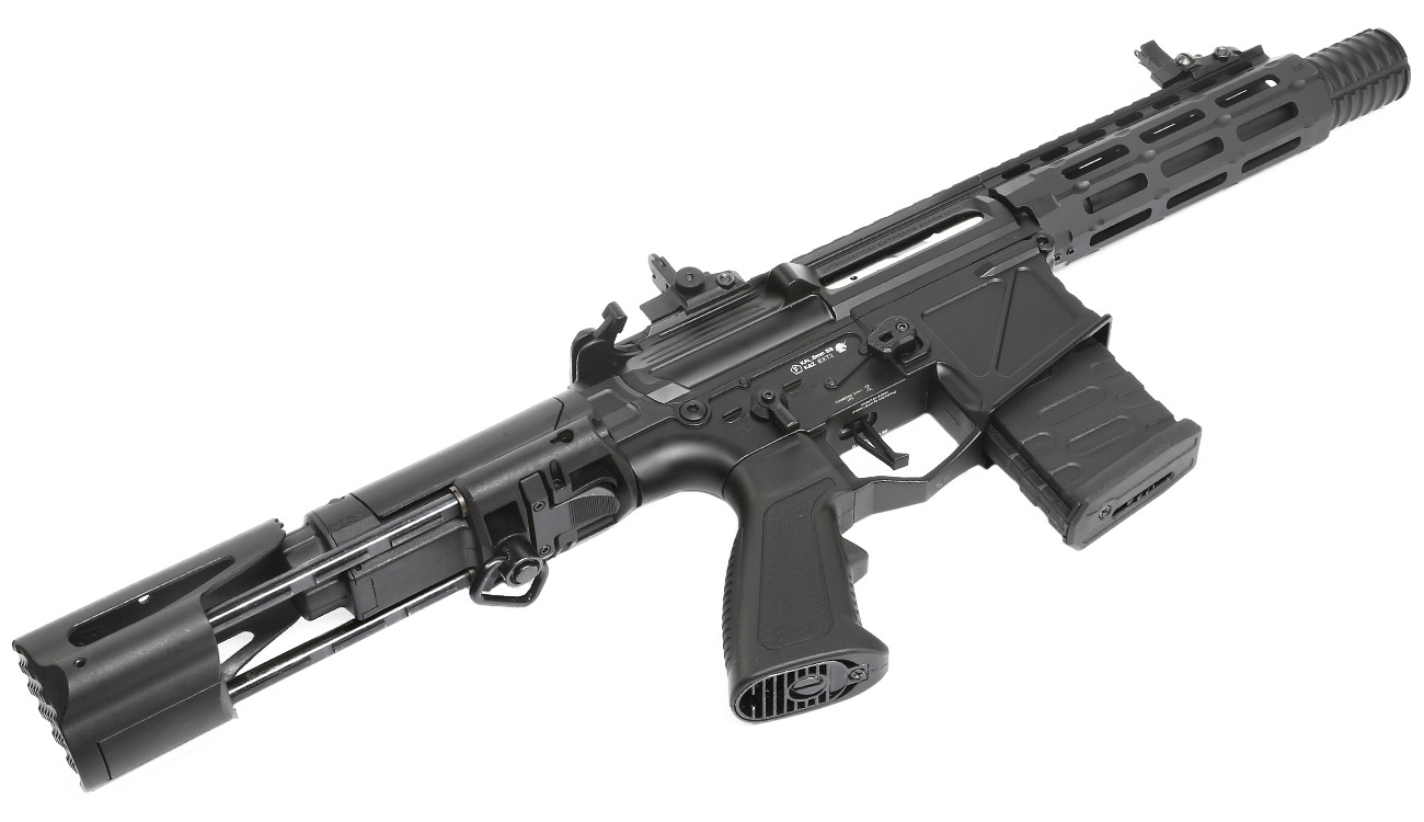 Versandrückläufer APS Phantom Extremis Rifle MK6 CRS Vollmetall BlowBack S-AEG 6mm BB schwarz Bild 1