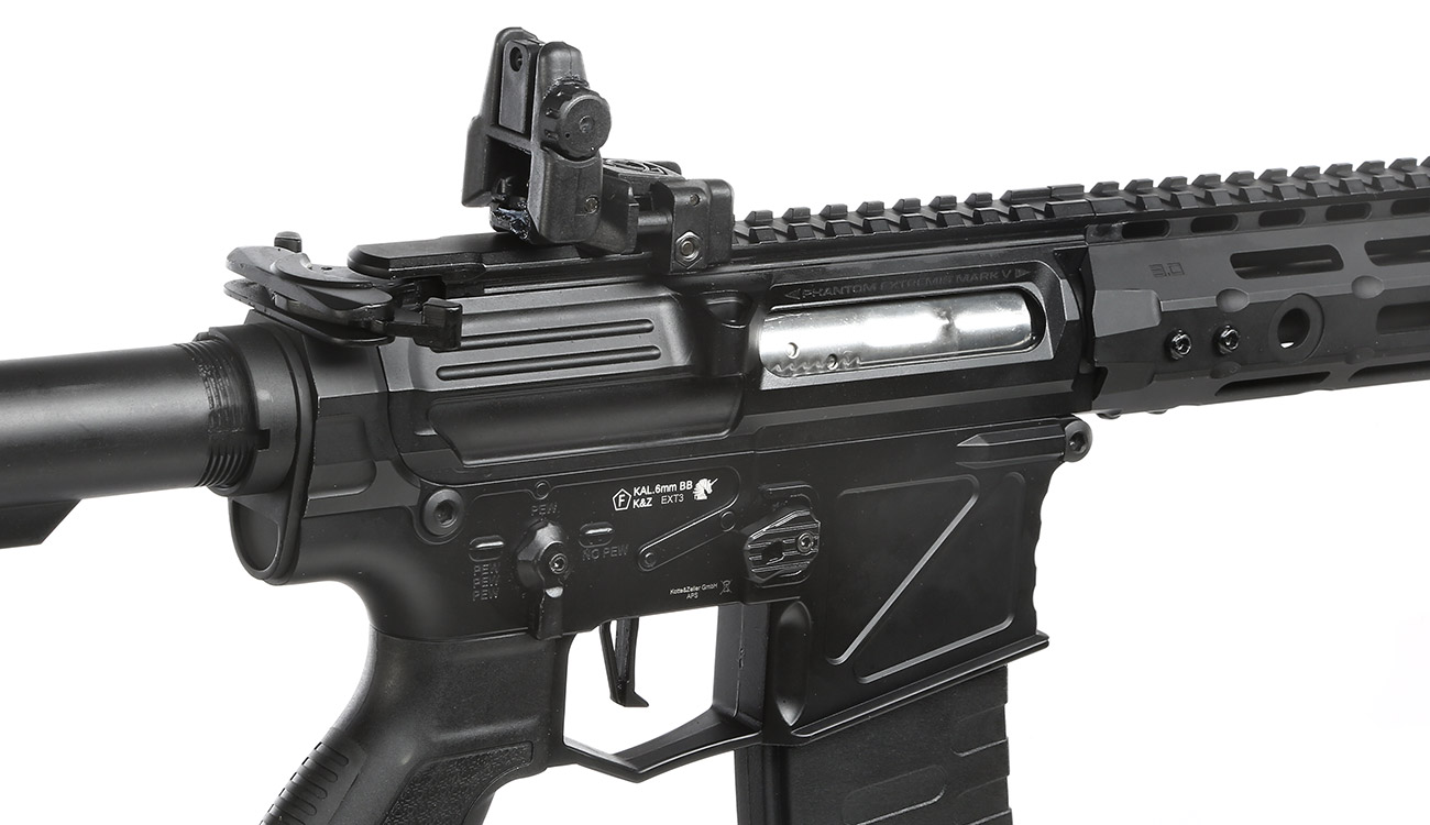 APS Phantom Extremis Rifle MK5 Vollmetall BlowBack S-AEG 6mm BB schwarz Bild 8