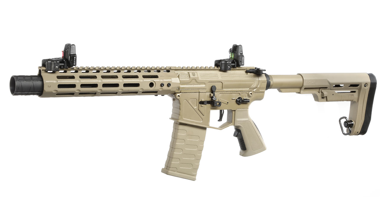 APS Phantom Extremis Rifle MK5 Vollmetall BlowBack S-AEG 6mm BB Tan