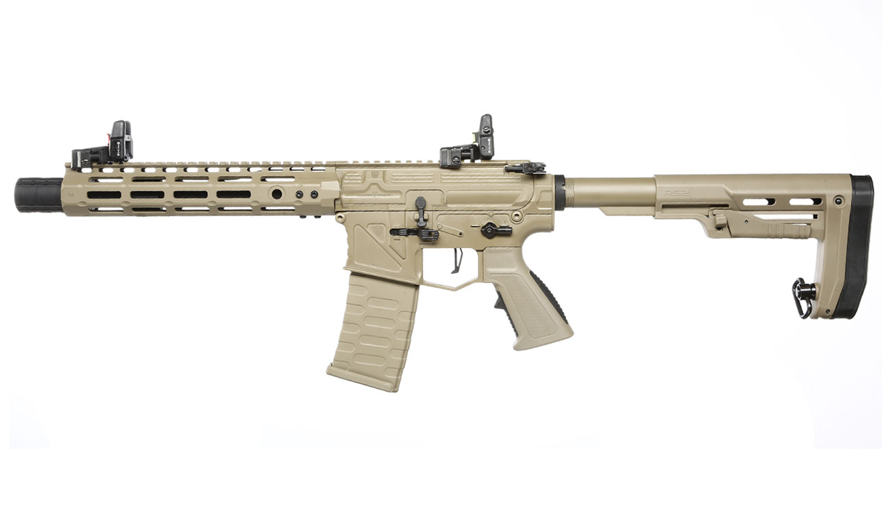 APS Phantom Extremis Rifle MK5 Vollmetall BlowBack S-AEG 6mm BB Tan Bild 1