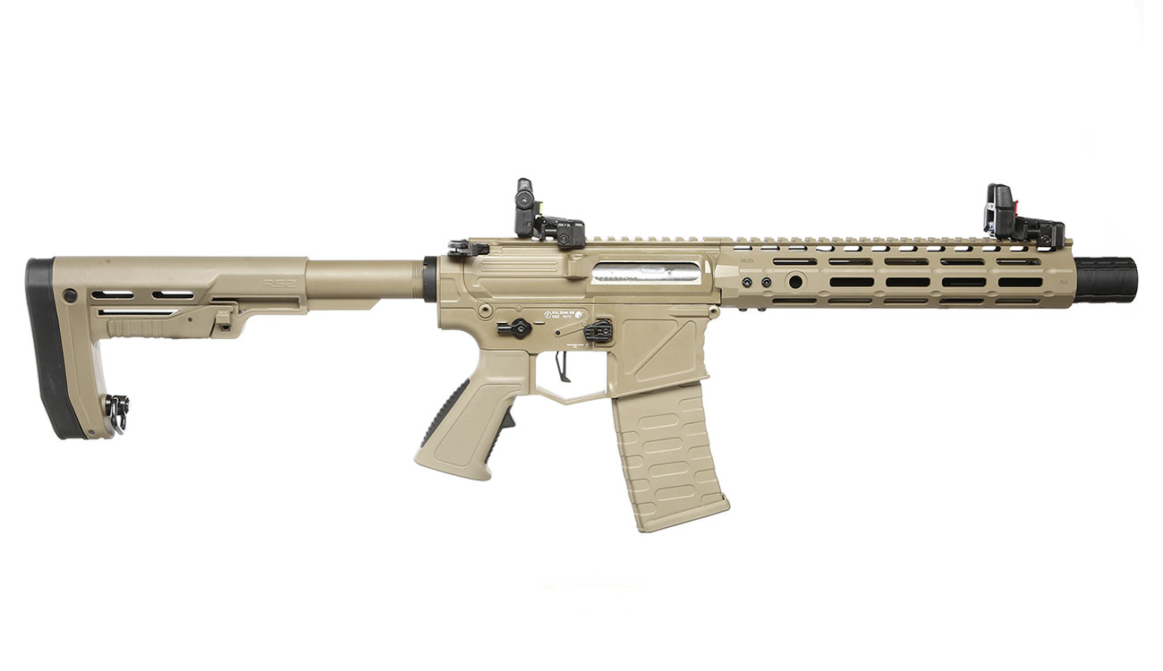 APS Phantom Extremis Rifle MK5 Vollmetall BlowBack S-AEG 6mm BB Tan Bild 2