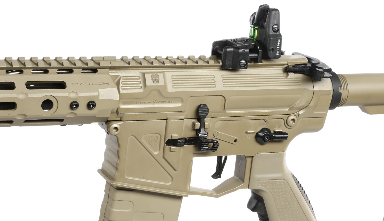 APS Phantom Extremis Rifle MK5 Vollmetall BlowBack S-AEG 6mm BB Tan Bild 7
