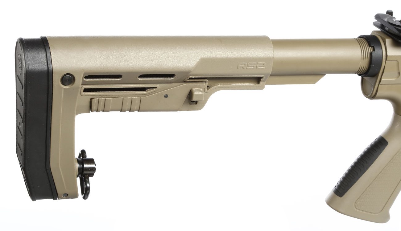 APS Phantom Extremis Rifle MK5 Vollmetall BlowBack S-AEG 6mm BB Tan Bild 9