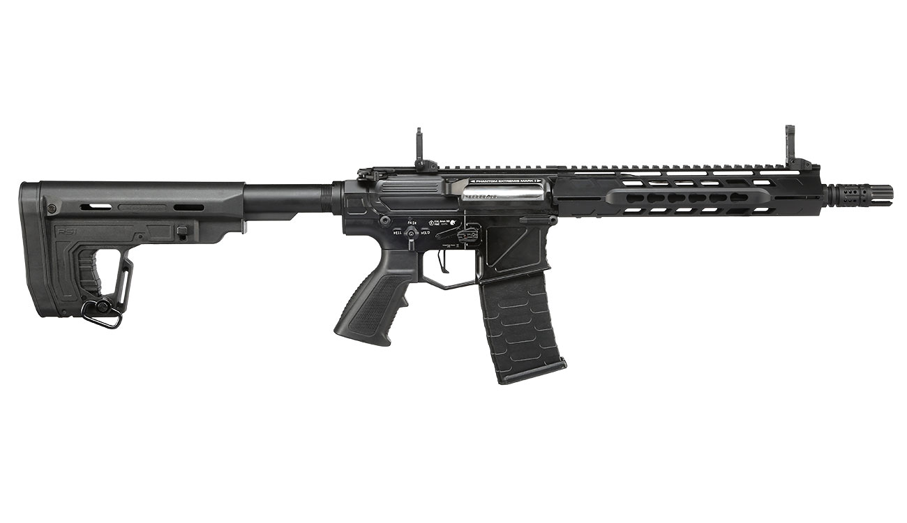APS Phantom Extremis Rifle MK1 eSilver Edge SDU-MosFet 2.0 Vollmetall S-AEG 6mm schwarz Bild 2
