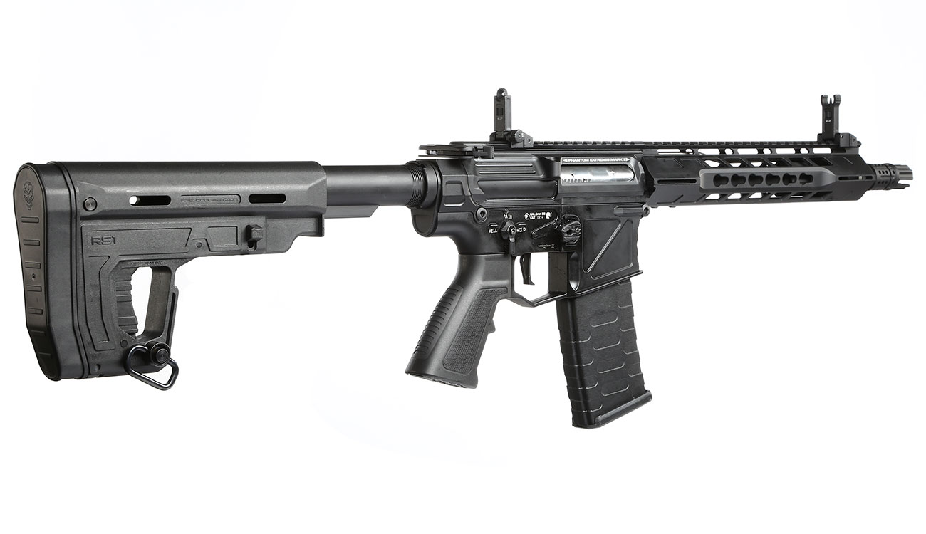 APS Phantom Extremis Rifle MK1 eSilver Edge SDU-MosFet 2.0 Vollmetall S-AEG 6mm schwarz Bild 3