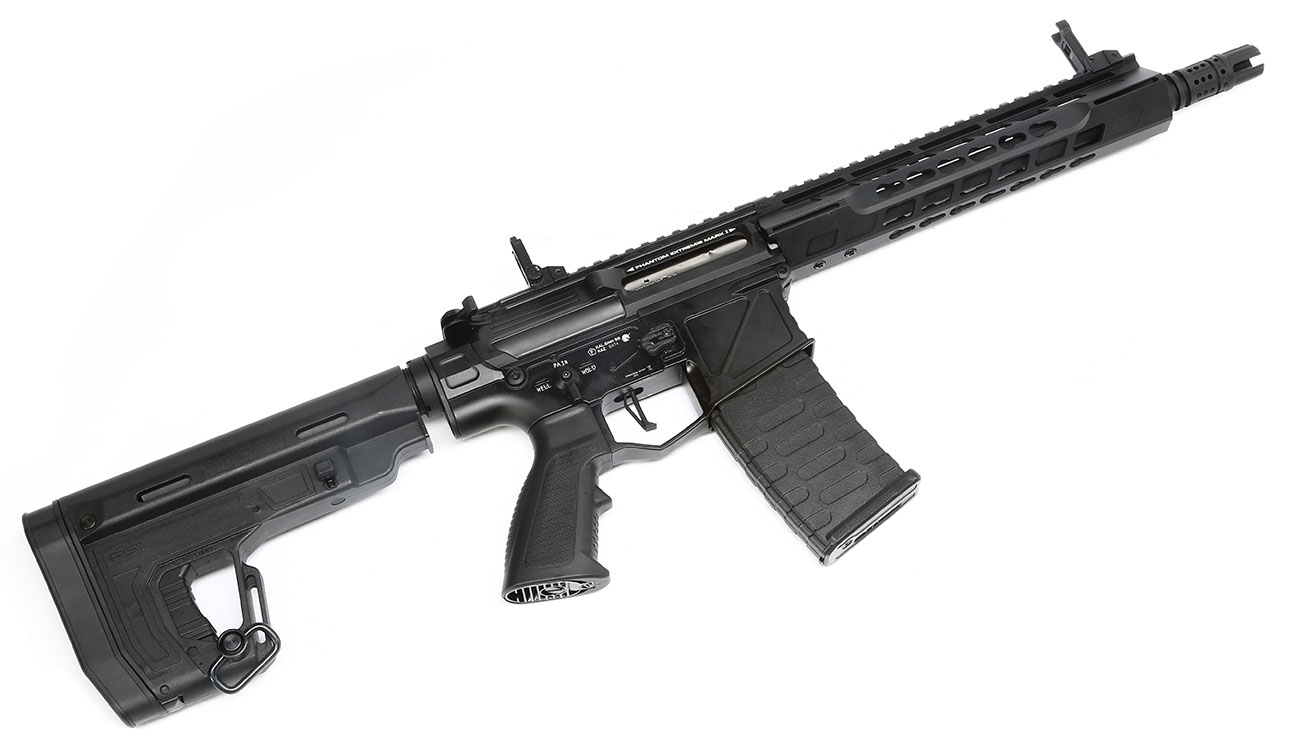 APS Phantom Extremis Rifle MK1 eSilver Edge SDU-MosFet 2.0 Vollmetall S-AEG 6mm schwarz Bild 4