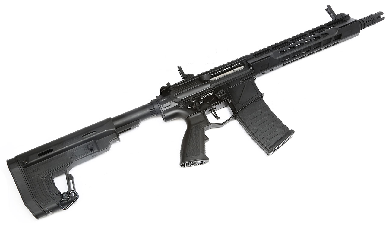 APS Phantom Extremis Rifle MK1 eSilver Edge SDU-MosFet 2.0 Vollmetall S-AEG 6mm schwarz Bild 5