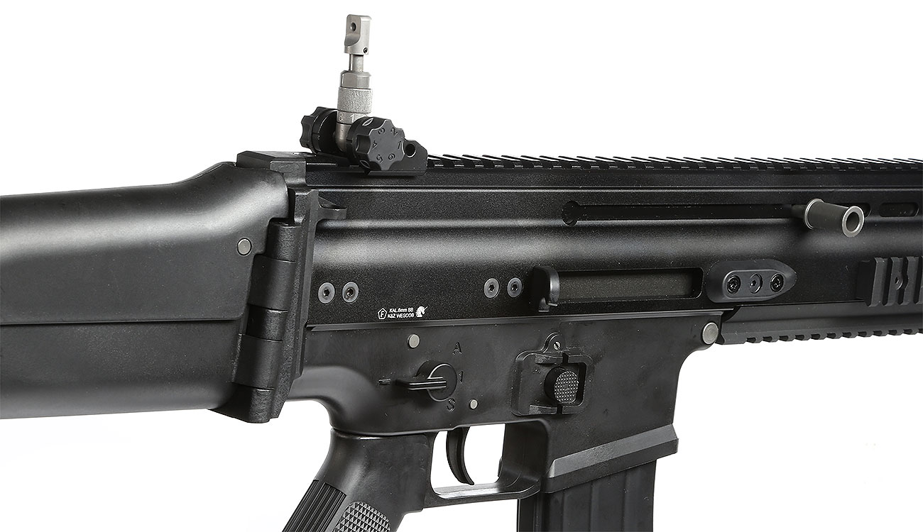 Wei-ETech FN Herstal SCAR-L Vollmetall Open-Bolt Gas-Blow-Back 6mm BB schwarz Bild 8