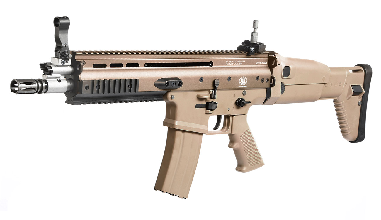 Wei-ETech FN Herstal SCAR-L Vollmetall Open-Bolt Gas-Blow-Back 6mm BB Tan