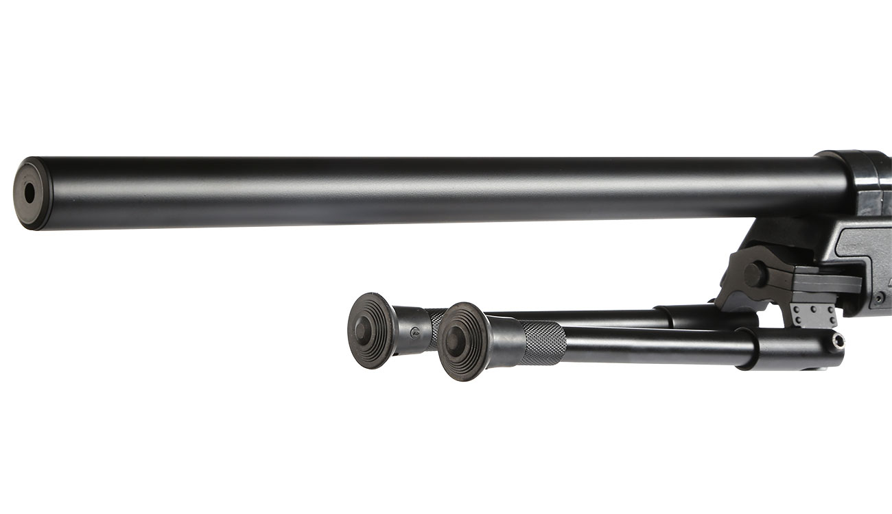 ASG Urban Sniper Bolt Action Snipergewehr inkl. Zweibein / Zielfernrohr Springer 6mm BB schwarz Bild 7