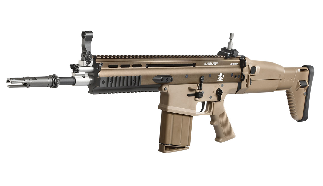 Wei-ETech FN Herstal SCAR-H Vollmetall Open-Bolt Gas-Blow-Back 6mm BB Tan