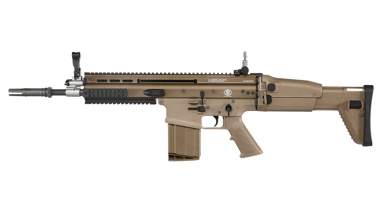 Wei-ETech FN Herstal SCAR-H Vollmetall Open-Bolt Gas-Blow-Back 6mm BB Tan Bild 1