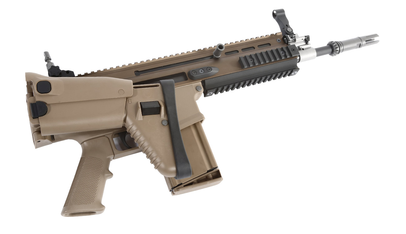 Wei-ETech FN Herstal SCAR-H Vollmetall Open-Bolt Gas-Blow-Back 6mm BB Tan Bild 4