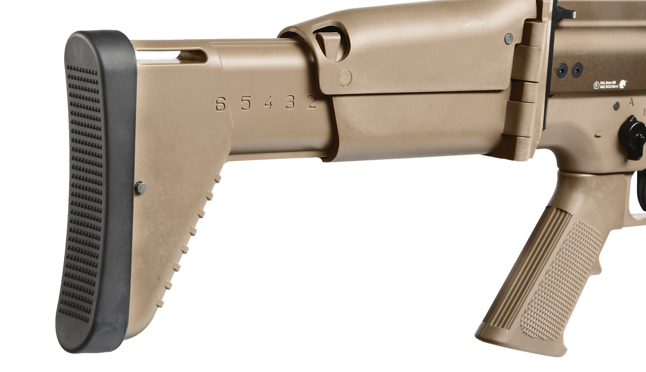 Wei-ETech FN Herstal SCAR-H Vollmetall Open-Bolt Gas-Blow-Back 6mm BB Tan Bild 9