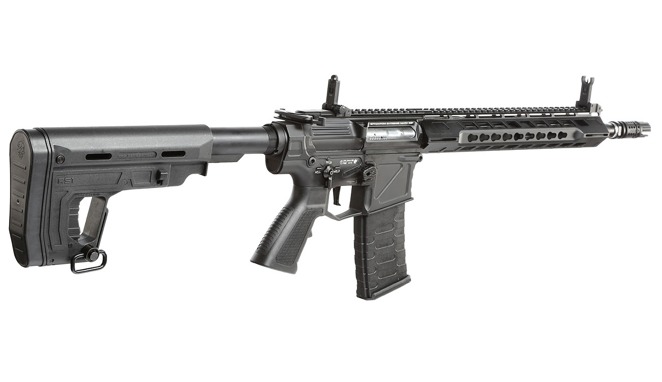 APS Phantom Extremis Rifle MK2 eSilver Edge SDU-MosFet 2.0 Vollmetall S-AEG 6mm schwarz Bild 3
