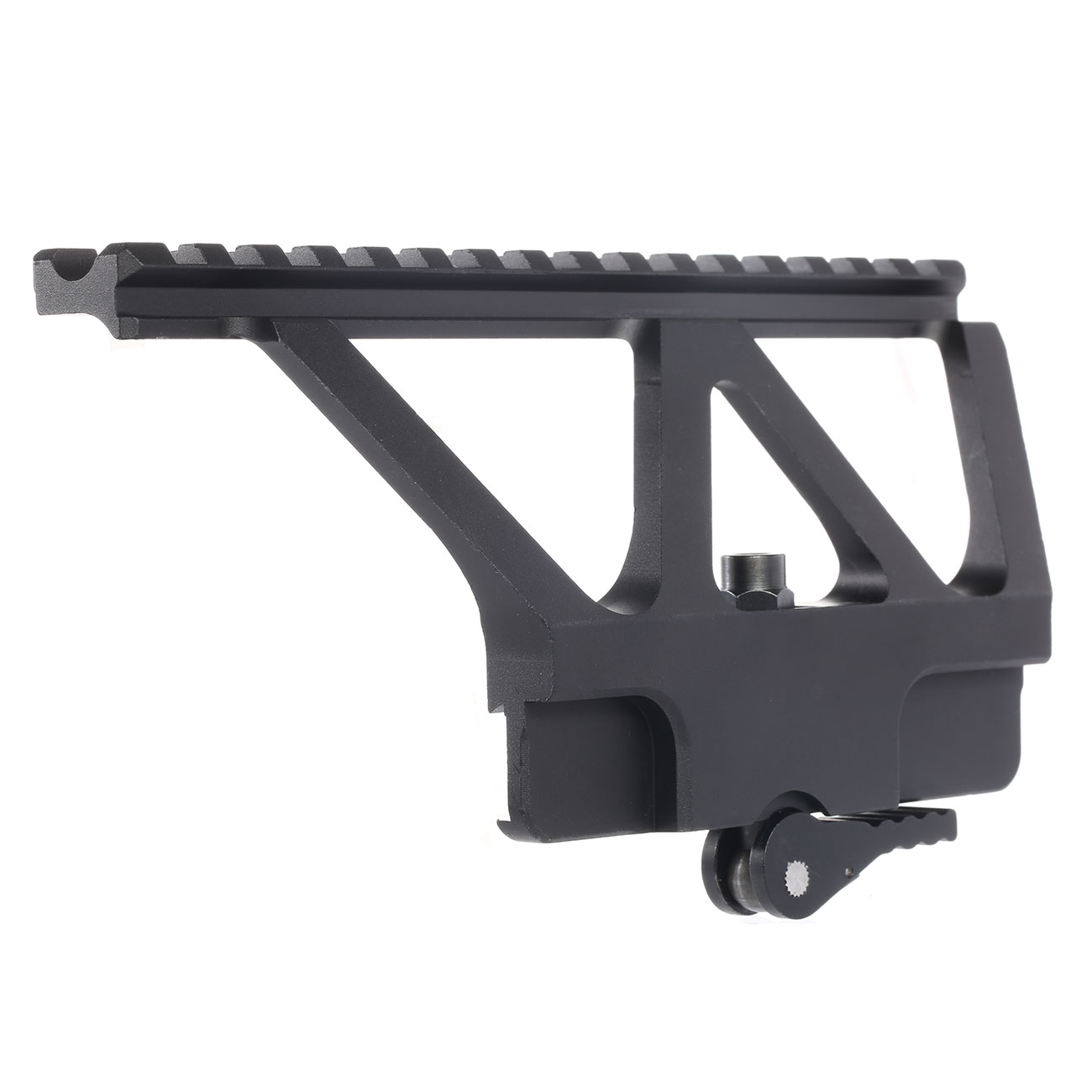 MET AK47 / AK74 CNC Aluminium Quick Detach Zielgert-Halterung schwarz