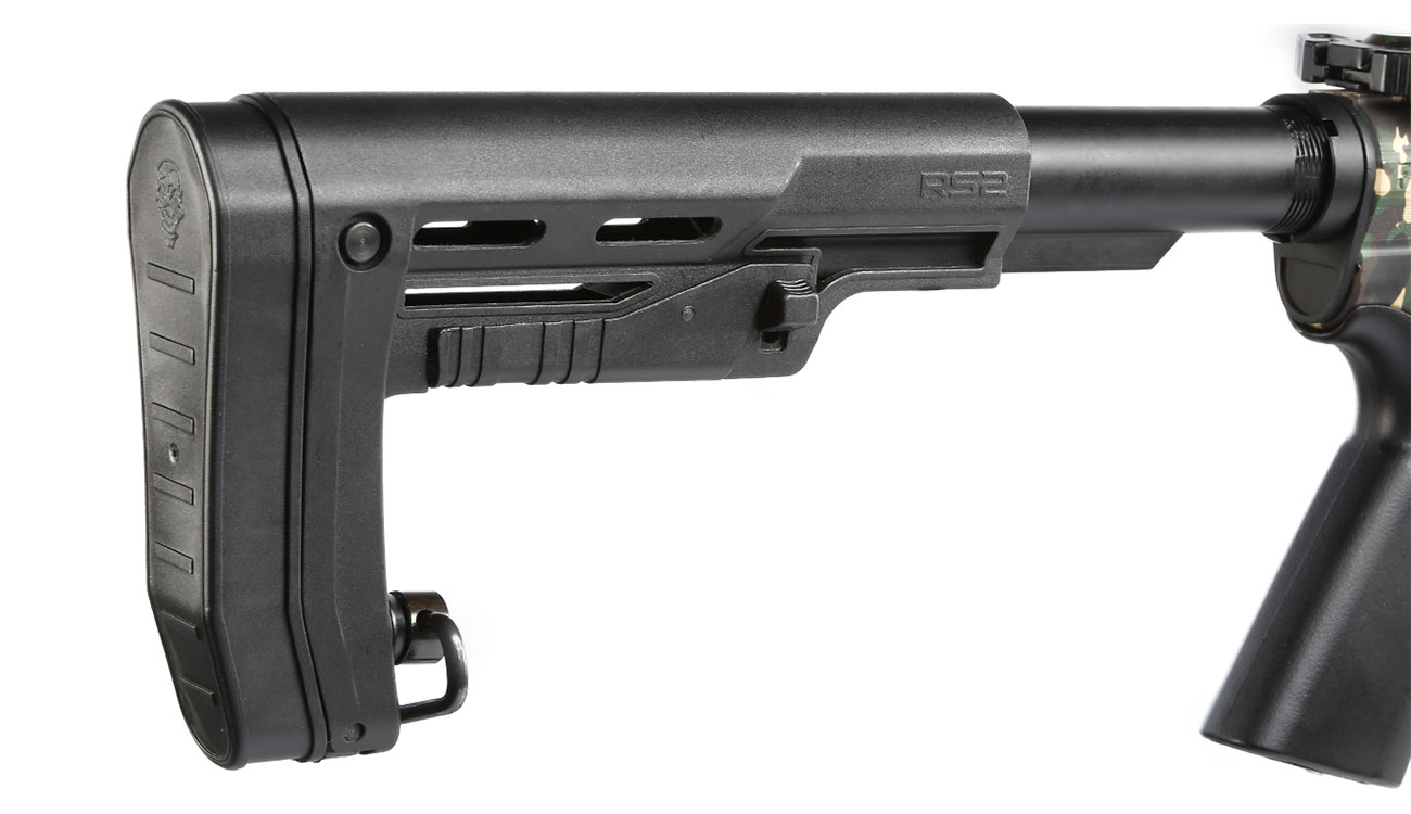 Versandrcklufer APS/EMG F-1 Firearms UDR-15 3G Dem. R. Vollm. BlowBack S-AEG 6mm BB Camouflage Bild 9