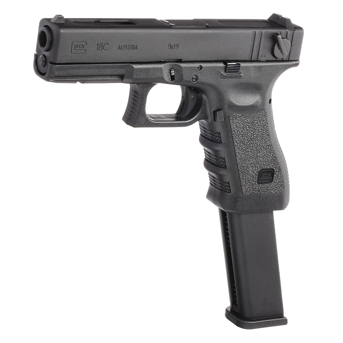 Vfc Glock 18c Gen 3 Mit Metallschlitten Gbb 6mm Bb Schwarz Kotte Zeller