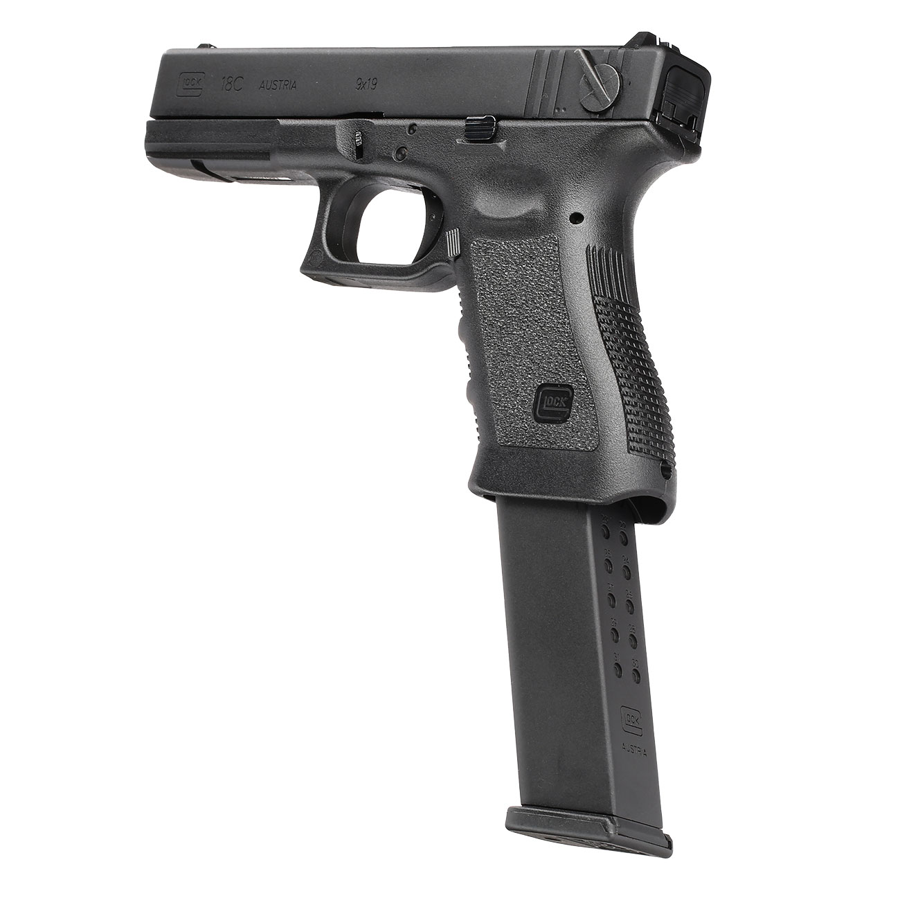 VFC Glock 18C Gen. 3 mit Metallschlitten GBB 6mm BB schwarz Bild 8