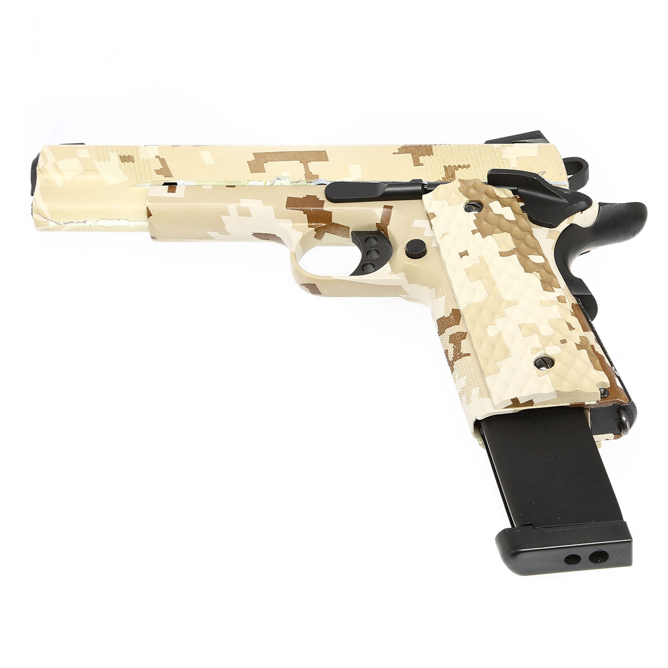 Nuprol Raven M1911 MEU Vollmetall GBB 6mm BB Digital Desert Bild 5