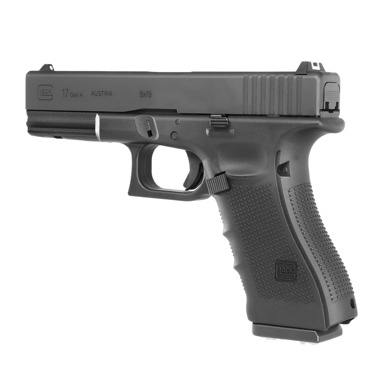 Glock 17 Gen. 4 Airsoft mit Metallschlitten CO2 BlowBack 6mm BB schwarz Bild 3