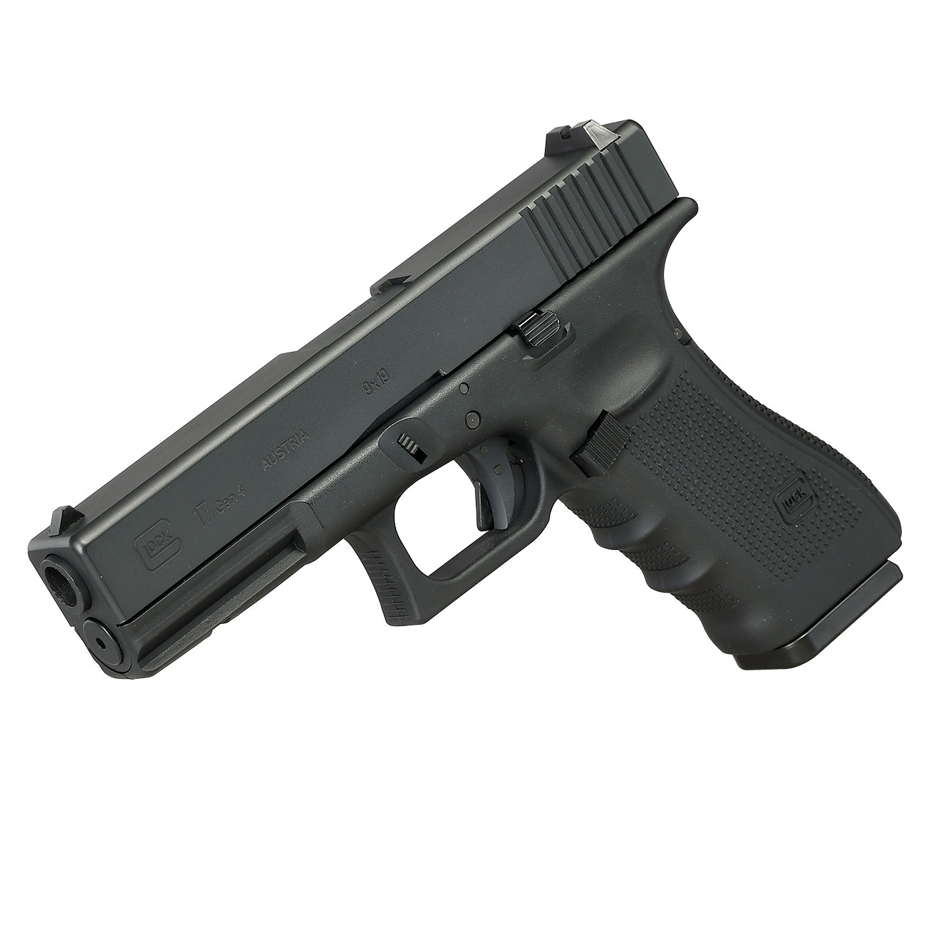 Glock 17 Gen. 4 Airsoft mit Metallschlitten CO2 BlowBack 6mm BB schwarz Bild 10