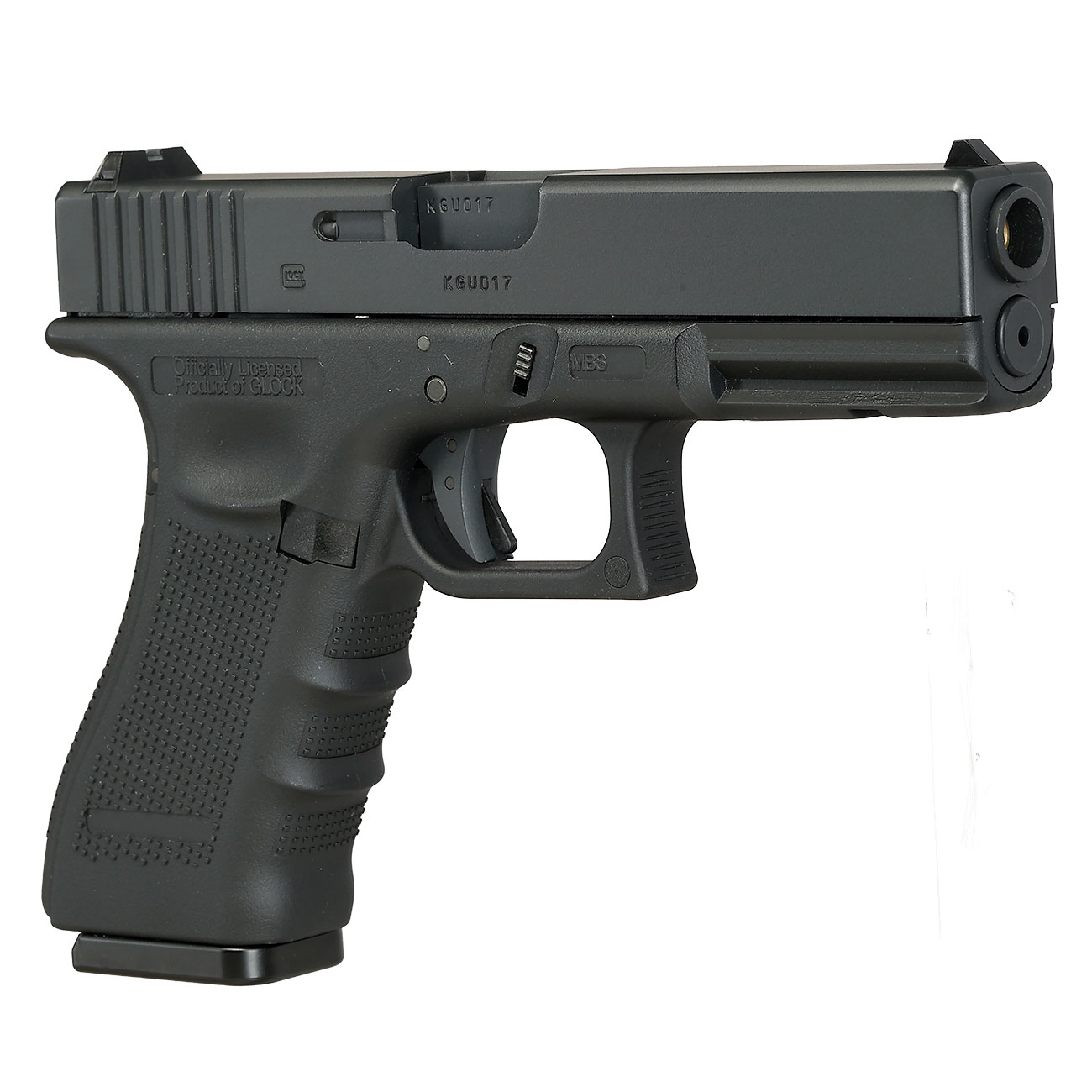 Glock 17 Gen. 4 Airsoft mit Metallschlitten CO2 BlowBack 6mm BB schwarz Bild 9
