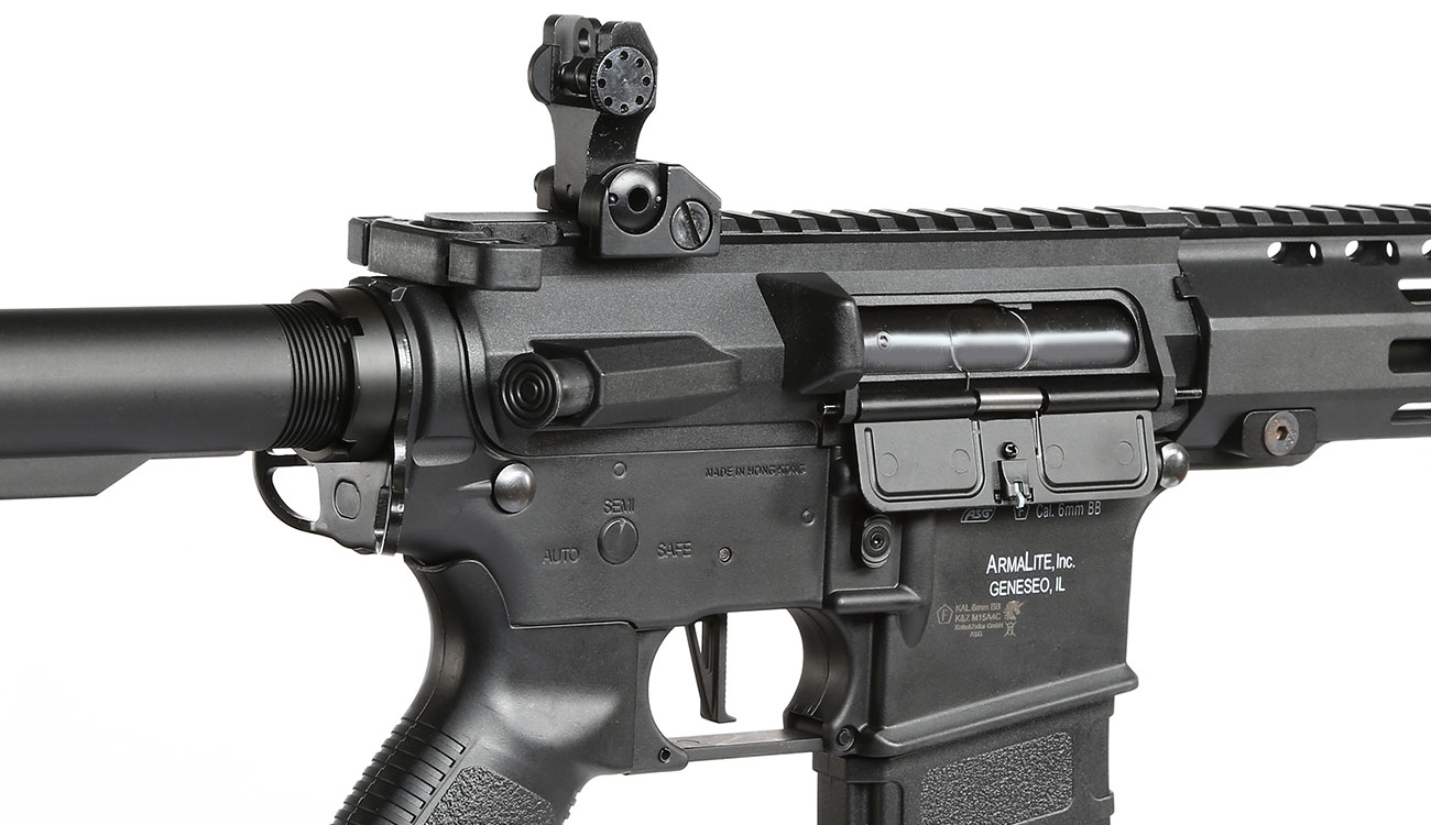 Versandrückläufer ASG Armalite M15A4 Defense M-LOK Sportline Komplettset S-AEG 6mm BB schwarz Bild 8