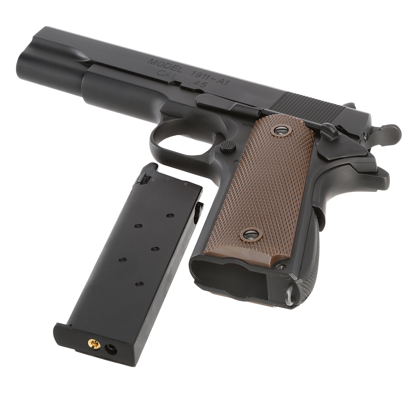 King Arms M1911-A1 Vollmetall GBB 6mm BB schwarz Bild 6