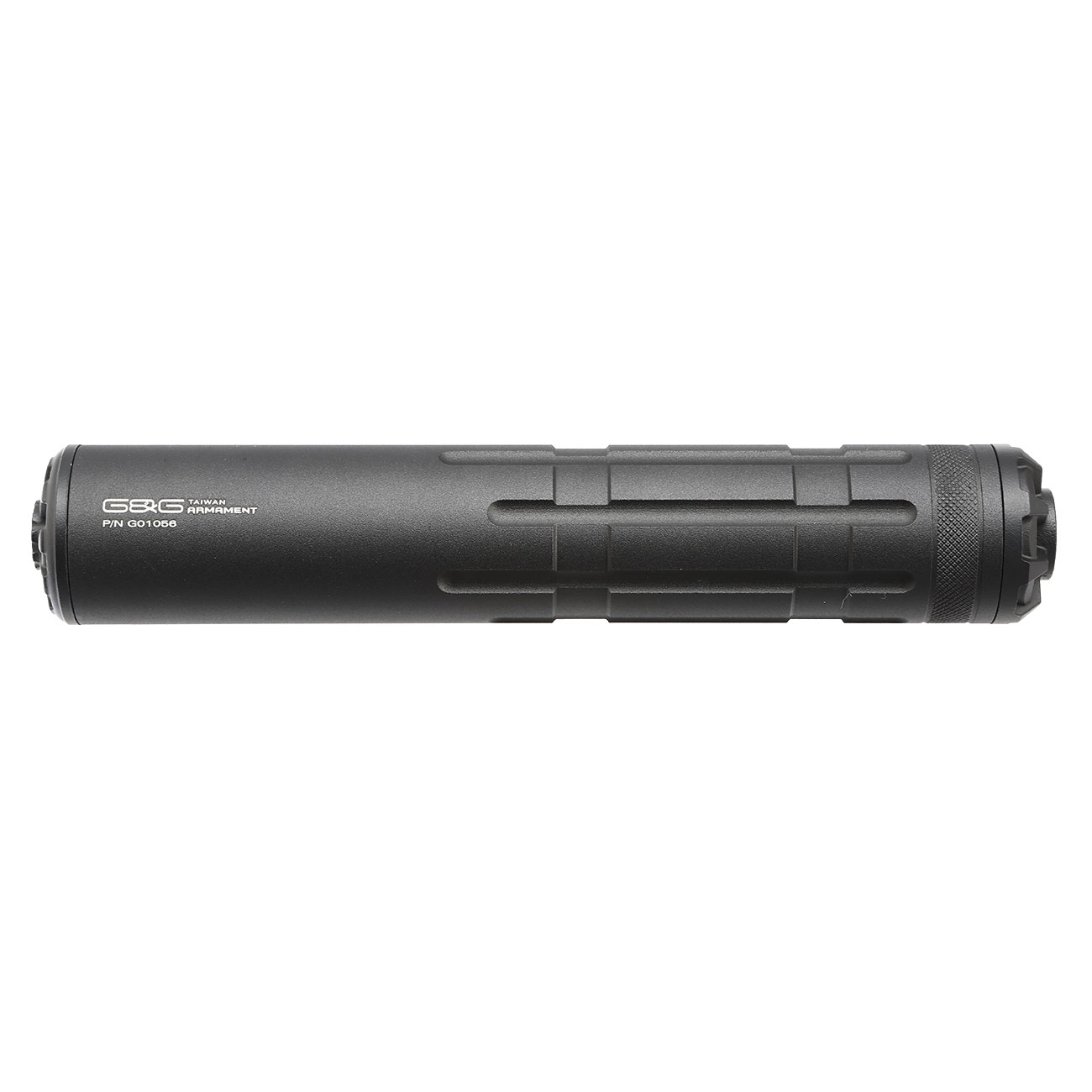 G&G GOMS MK5 Aluminium Tactical Silencer 210mm 14mm- schwarz Bild 2