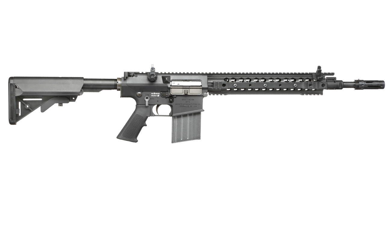 VFC KAC SR25 ECC Enhanced Combat Carbine Vollmetall Gas-Blow-Back 6mm BB schwarz Bild 2