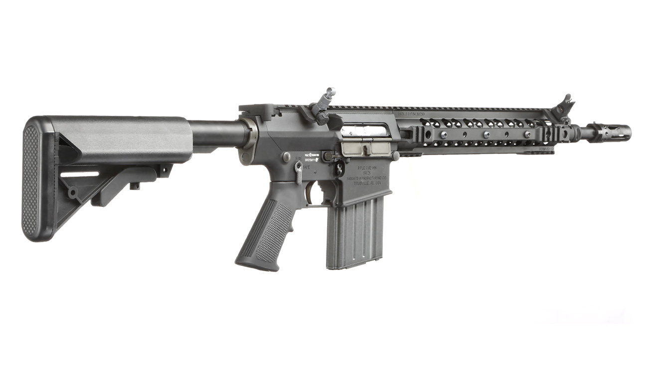 VFC KAC SR25 ECC Enhanced Combat Carbine Vollmetall Gas-Blow-Back 6mm BB schwarz Bild 3
