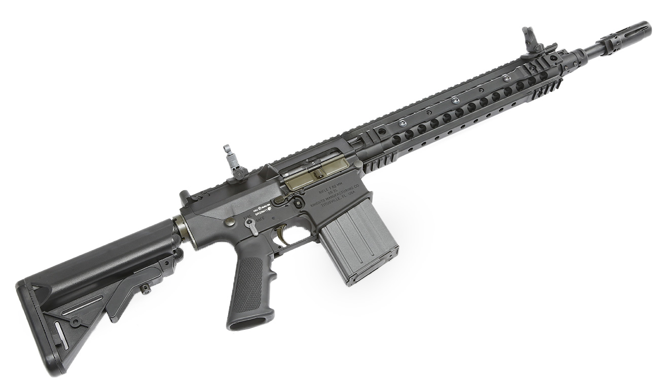 VFC KAC SR25 ECC Enhanced Combat Carbine Vollmetall Gas-Blow-Back 6mm BB schwarz Bild 4