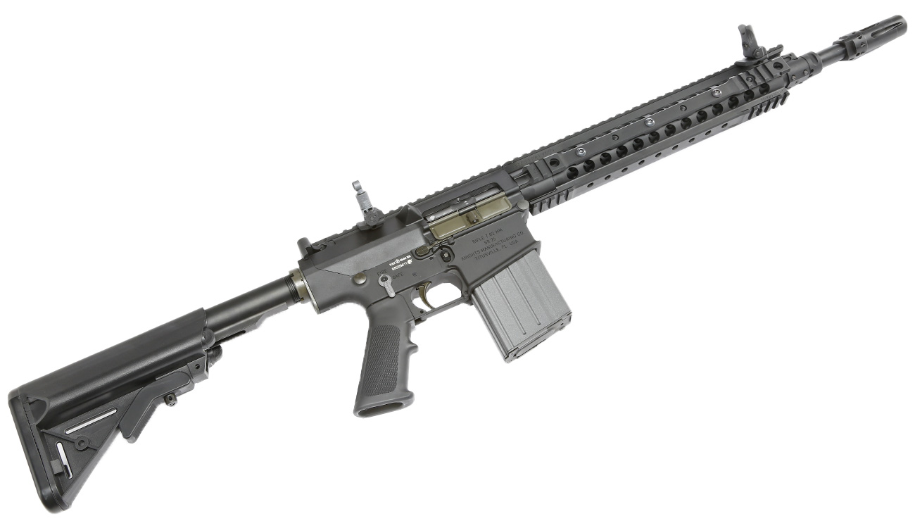 VFC KAC SR25 ECC Enhanced Combat Carbine Vollmetall Gas-Blow-Back 6mm BB schwarz Bild 5
